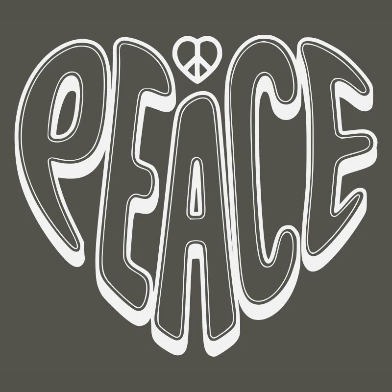Peace Graffiti mit Peacezeichen 