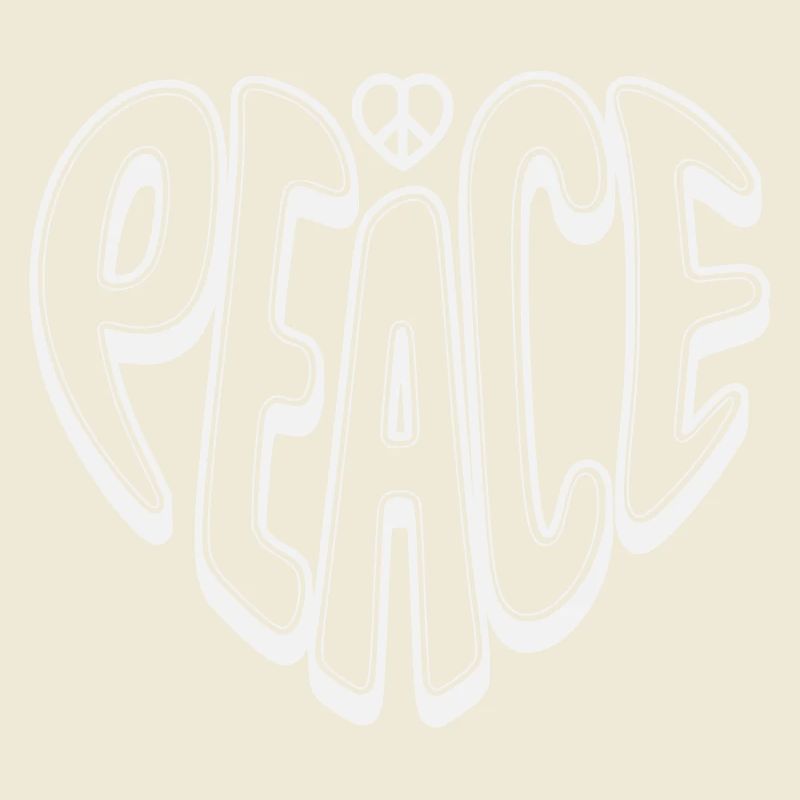 Peace Graffiti mit Peacezeichen 