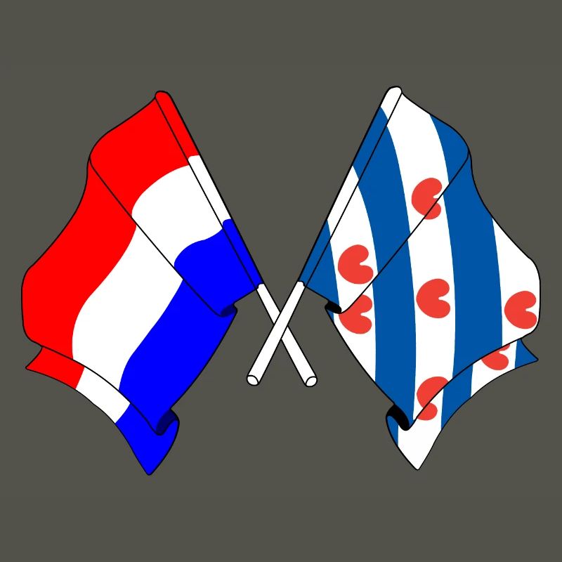 Drapeau des Pays-Bas, Frise croisé