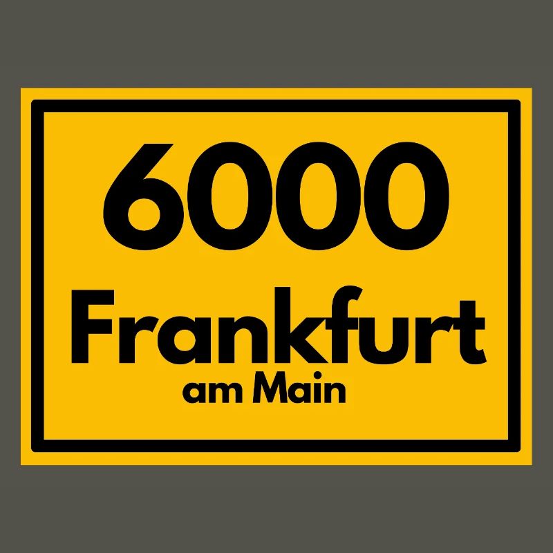 OLD POSTCODE POSTCODE RETRO 6000 FRANKFURT AM MAIN