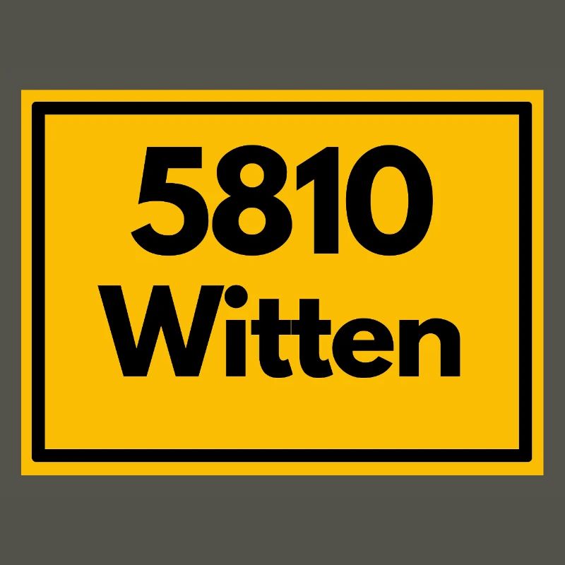 OLD POSTCODE POSTCODE RETRO 5810 WITTEN RUHRGEBIET