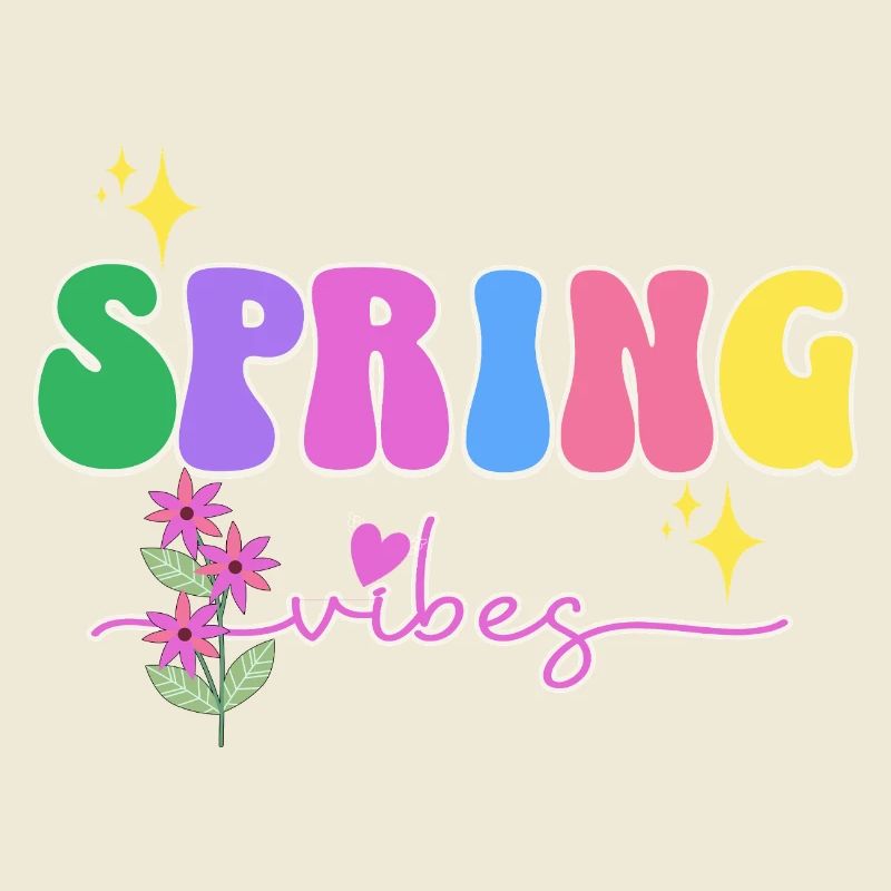 Spring Vibes: Colorful Blossoms, Spring