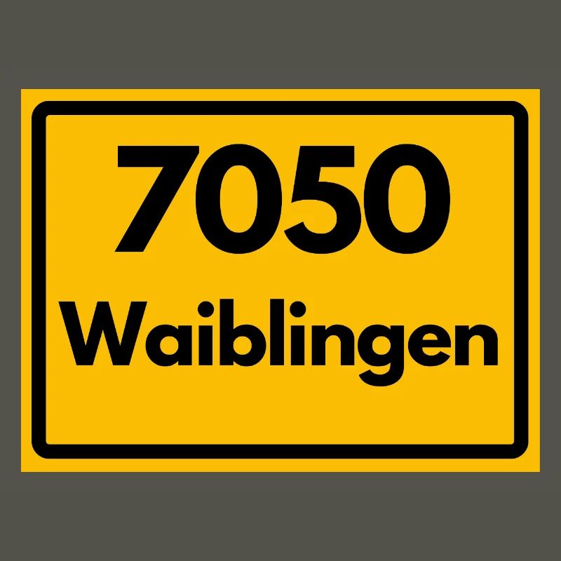 OLD POSTCODE POSTCODE RETRO 7050 WAIBLINGEN HEIMAT