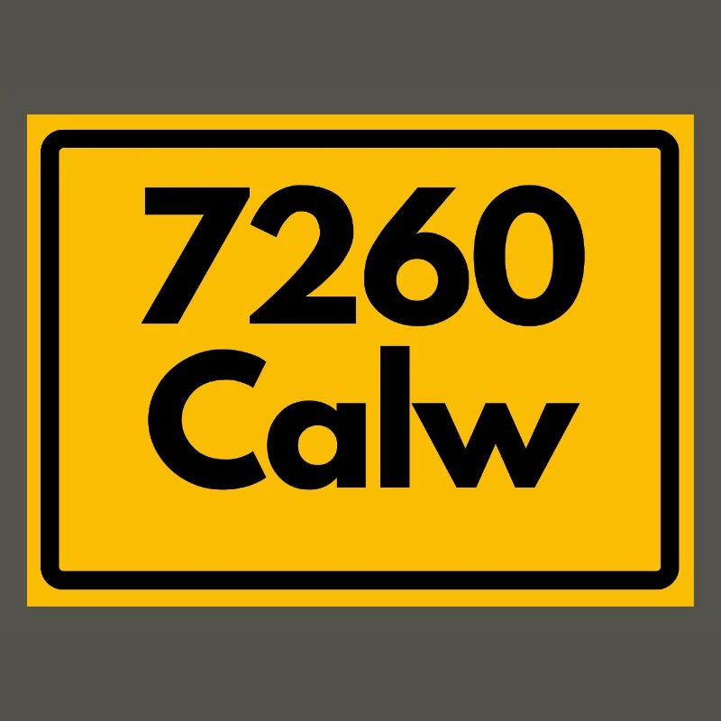 OLD POSTCODE POSTCODE RETRO 7260 CALW HEIMATSTOLZ