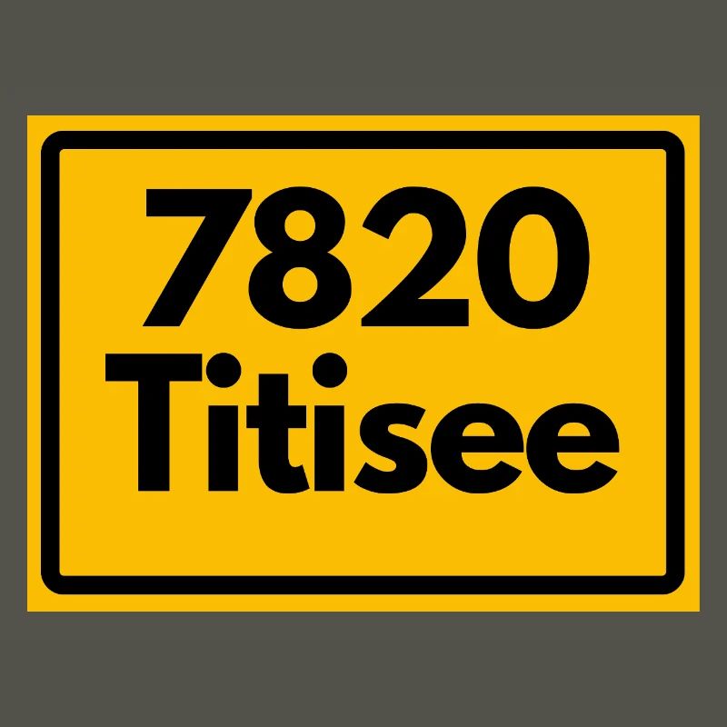 OLD POSTCODE POSTCODE RETRO 7820 TITISEE HEIMAT