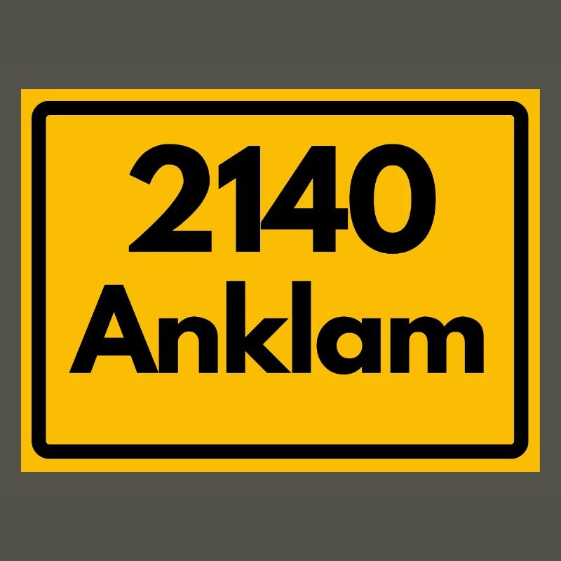 OLD POSTCODE POSTCODE RETRO 2140 ANKLAM HEIMAT