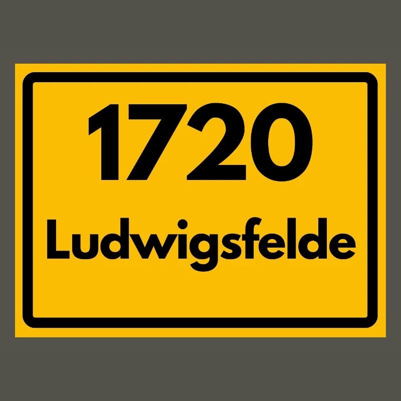 OLD POSTCODE POSTCODE RETRO 1720 LUDWIGSFELDE