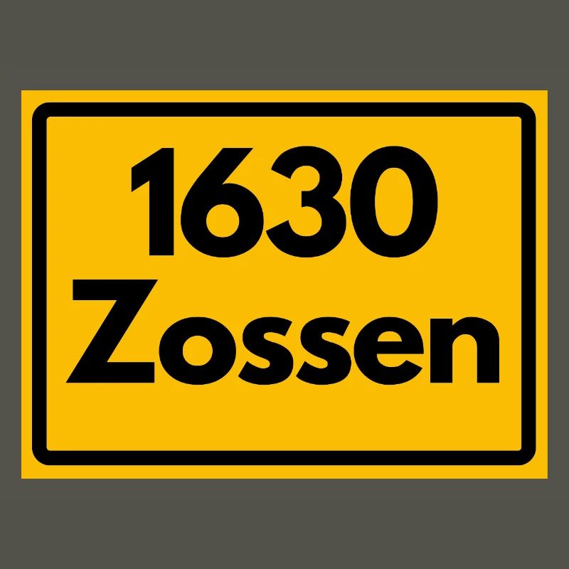 OLD POSTCODE POSTCODE RETRO 1630 ZOSSEN HEIMAT