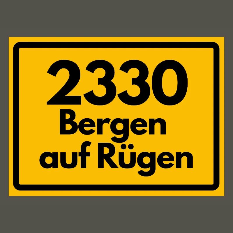 OLD POSTCODE POSTCODE 2330 BERGEN AUF RÜGEN HEIMAT