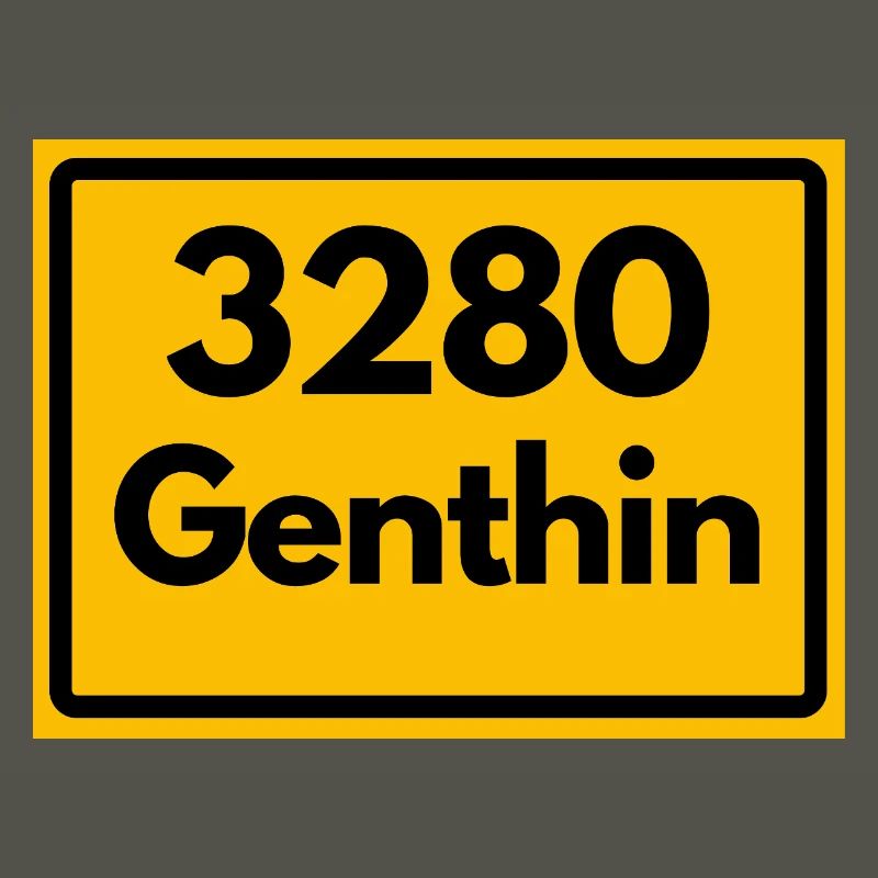 OLD POSTCODE POSTCODE RETRO 3280 GENTHIN HEIMAT