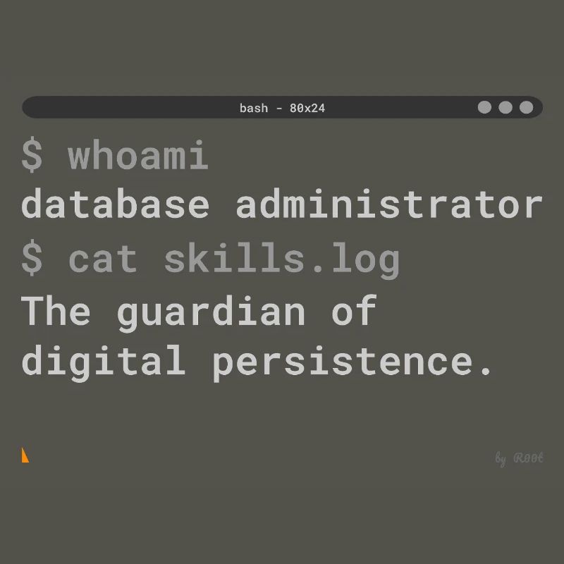 Database Administrator Terminal Design