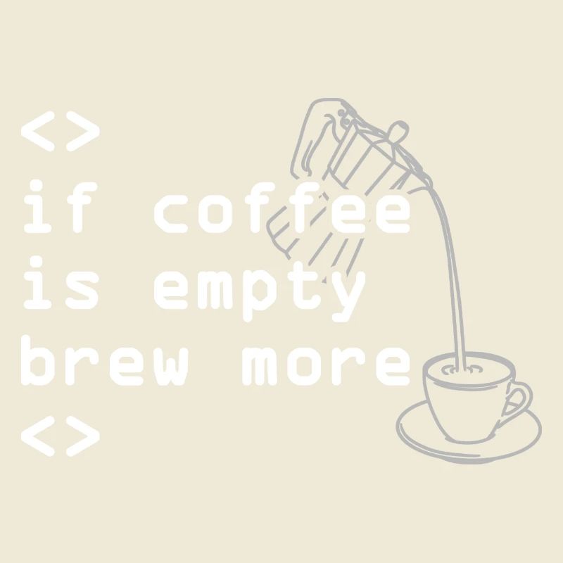 Coffee Code Saying More Brews