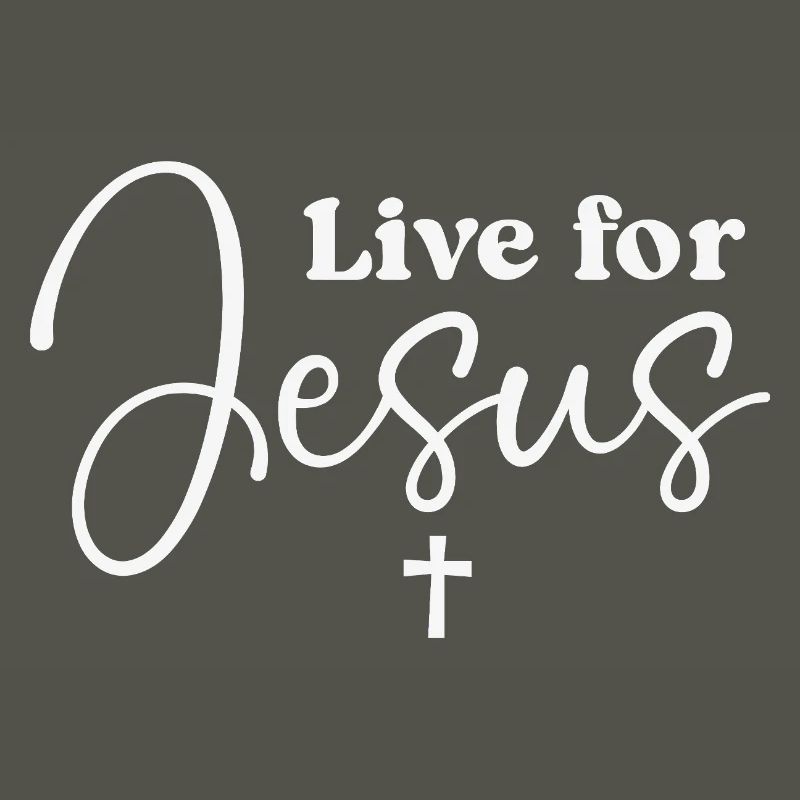 Live for Jesus Script Typografie