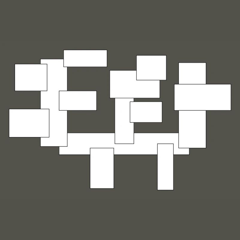 rectangles just squares in composition