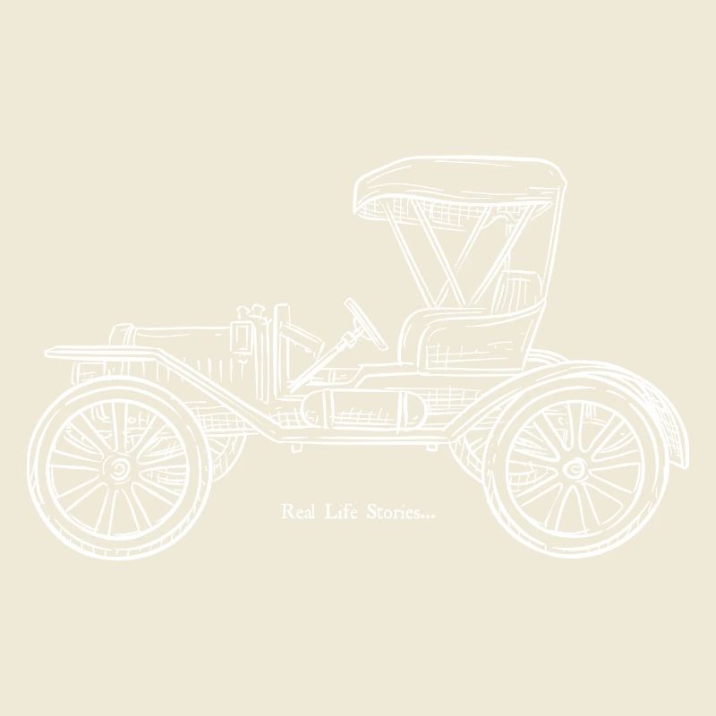 Oldtimer Blaupause Linie Kunst