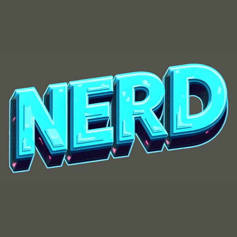 Nerd Neon 3D Retro