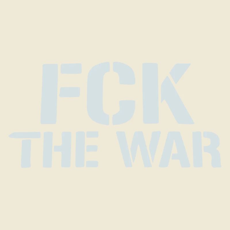 Peaceful Protest Stencil