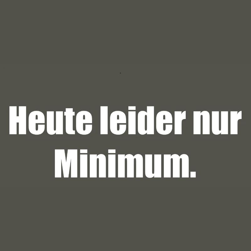 Unfortunately only a minimum today