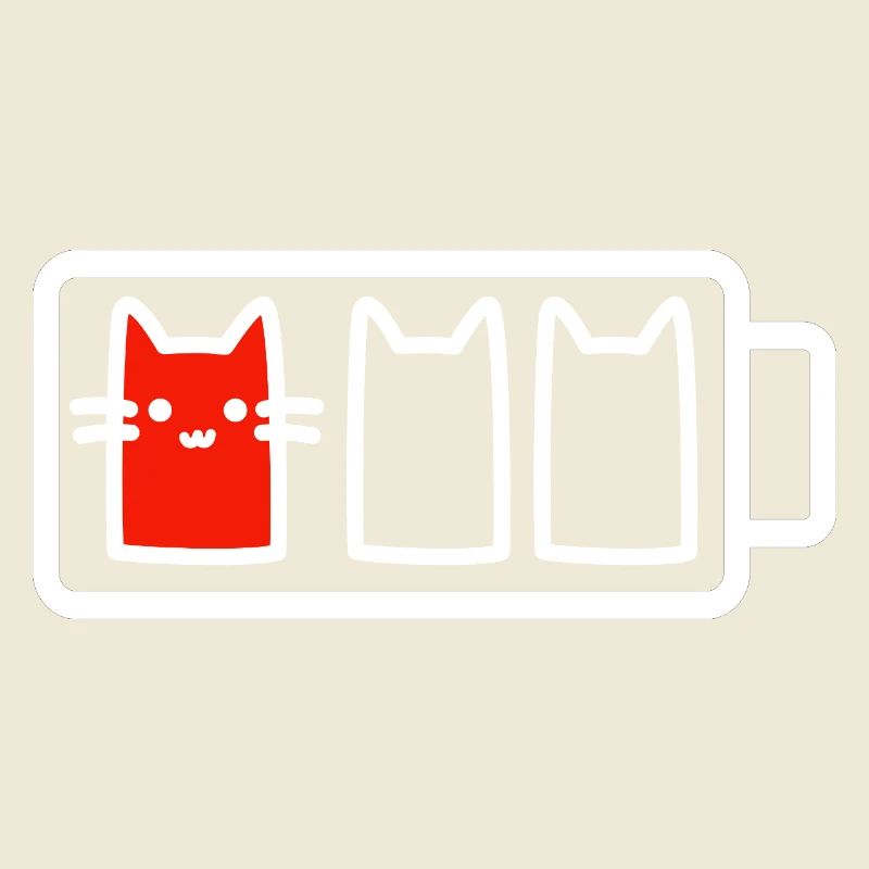 Low battery cat