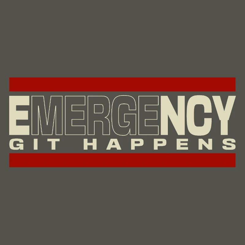 Nerd geek emergency git happens