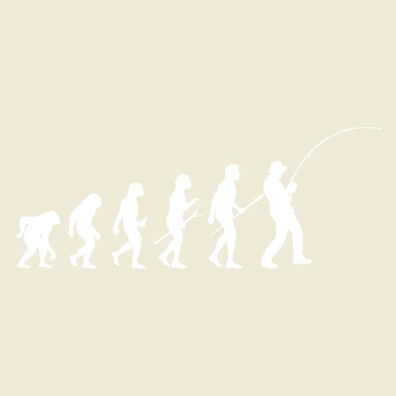Silhouette du pêcheur Evolution