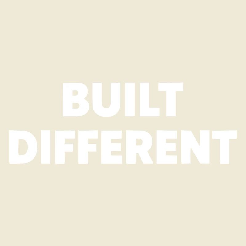 Construit différemment – Typographie audacieuse