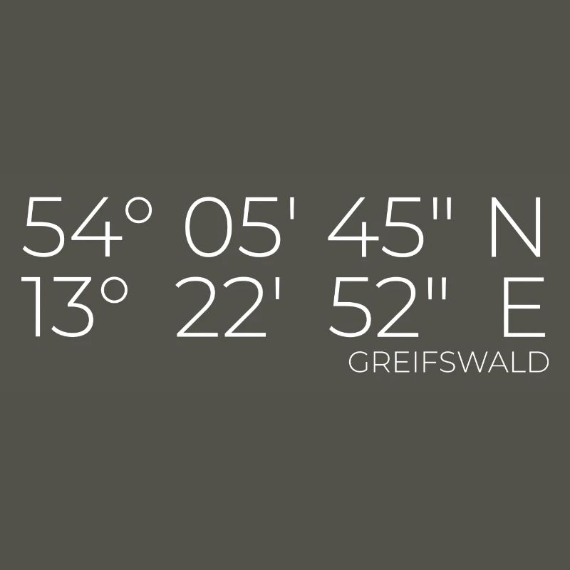 coordinates Greifswald