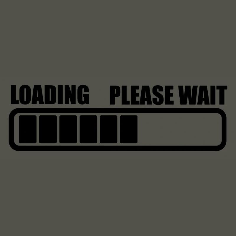 Loading wait a while