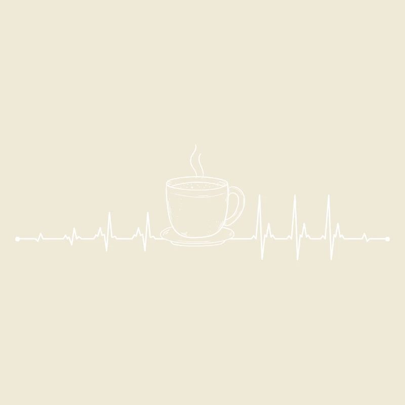 Kaffee-Pulse-Becher-Kunstwerk