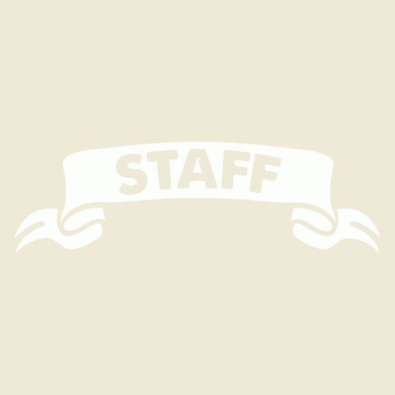 Personalized staff design in black and white