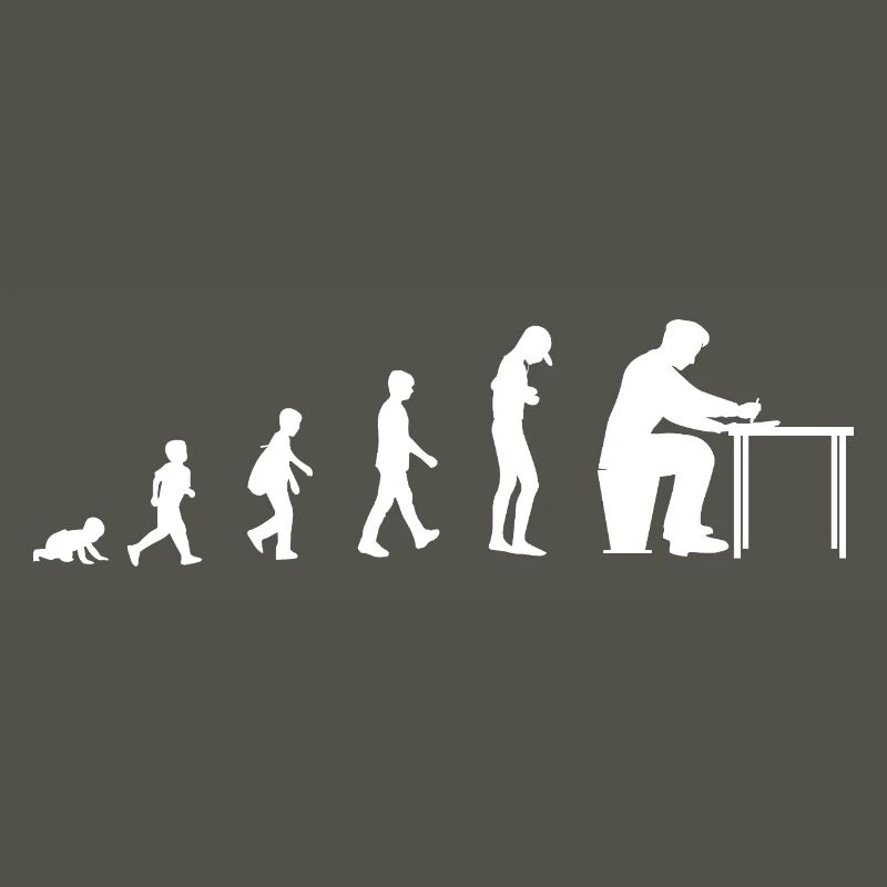 Évolution du bébé à l’écrivain, auteur