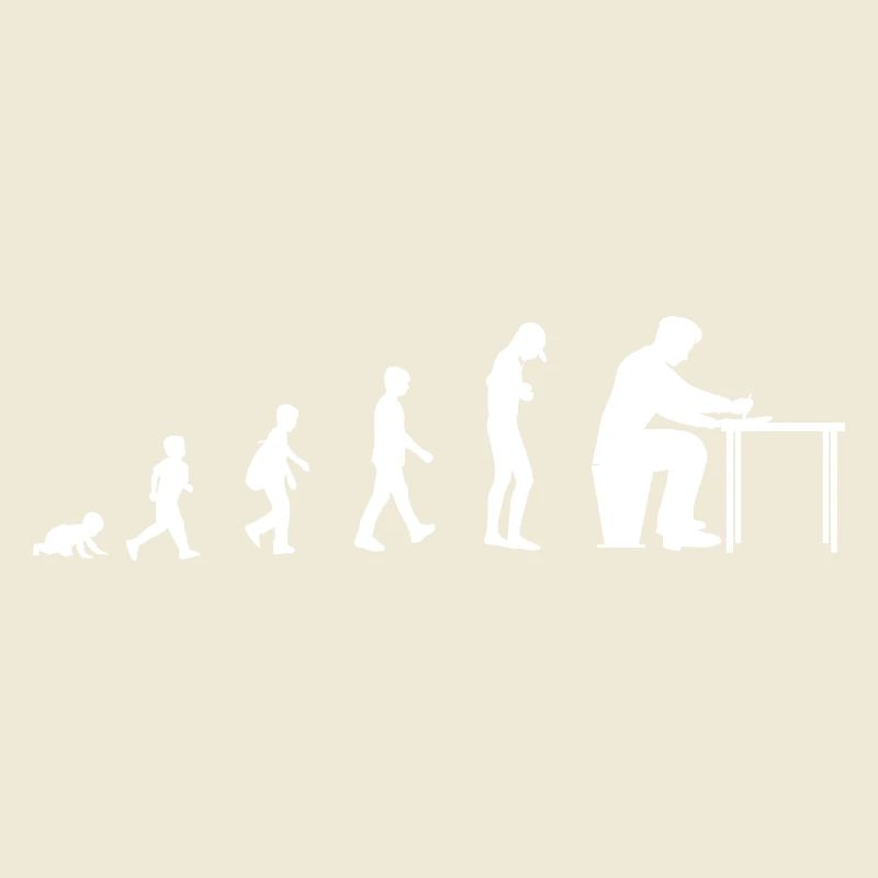 Évolution du bébé à l’écrivain, auteur