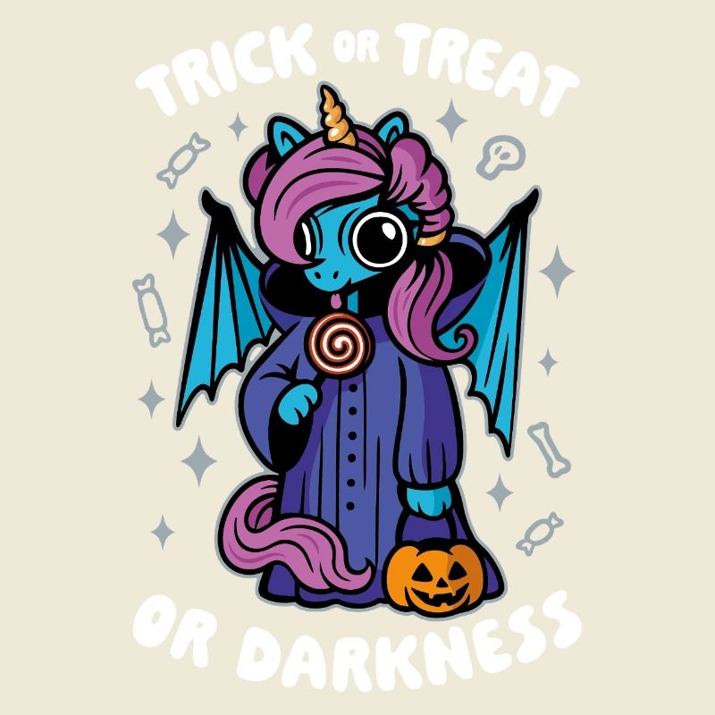 Dunkles süßes Einhorn - Süßes oder Saures oder Dunkelheit