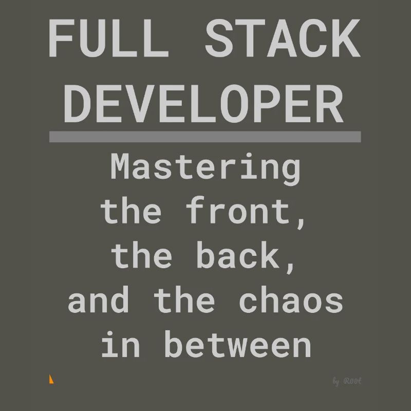 Full Stack Develo: Front, Back und Chaos