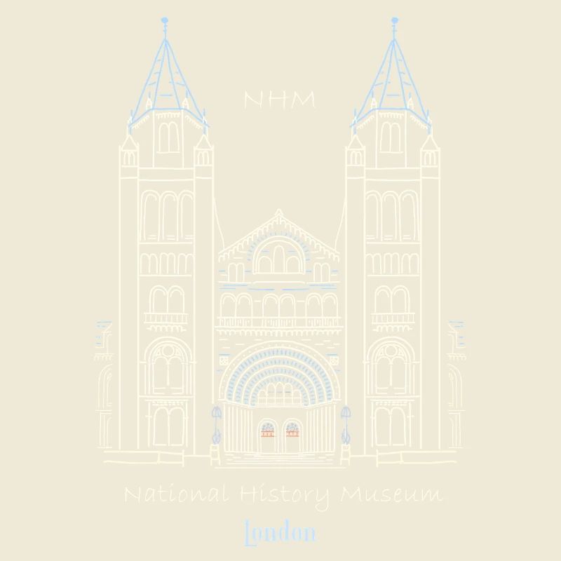 Londres, Musée d’histoire naturelle NHM, Dessin, Royaume-Uni