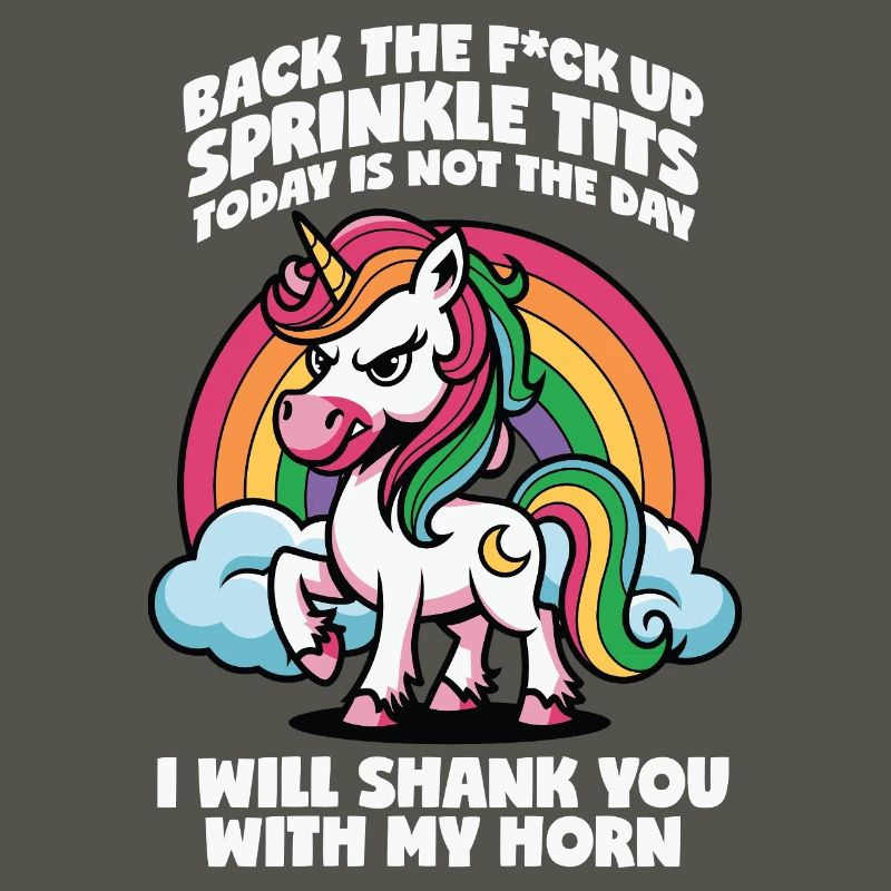 Regenbogen Einhorn Attitüde Geschenk Geschenkidee