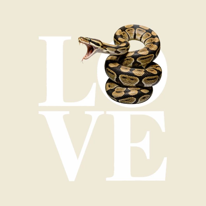 Les serpents rois Python ADORENT les pythons de terrarium