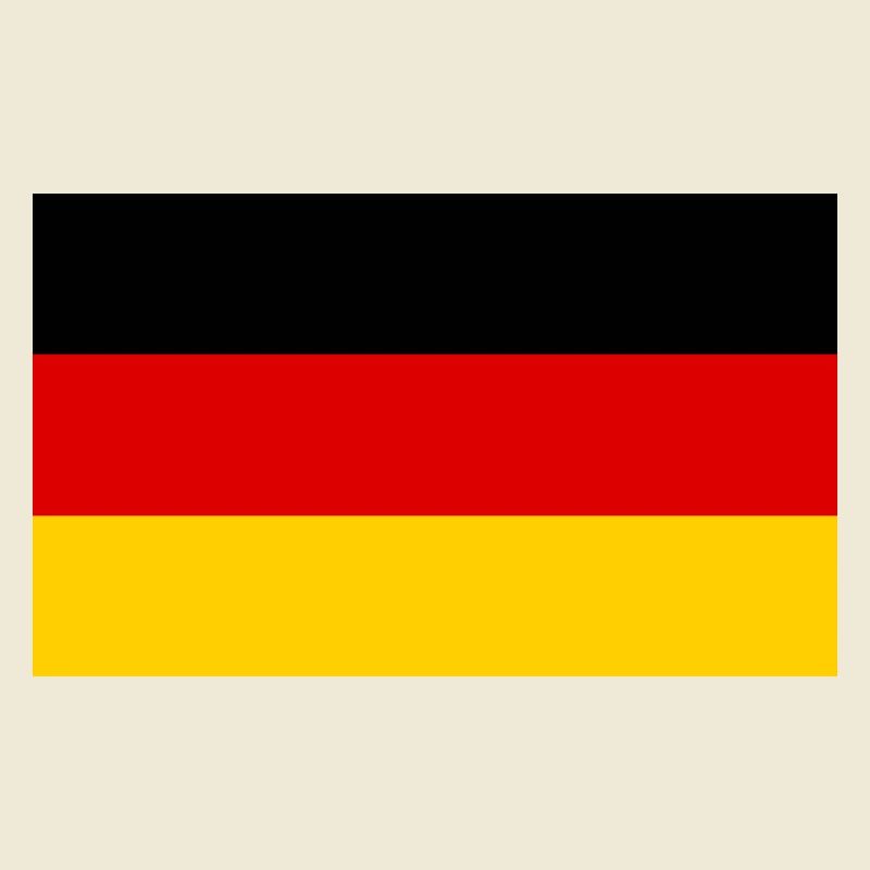 German flag pattern in minimalist design