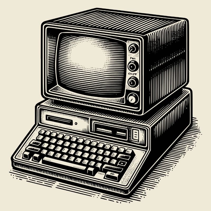 Classic retro PC