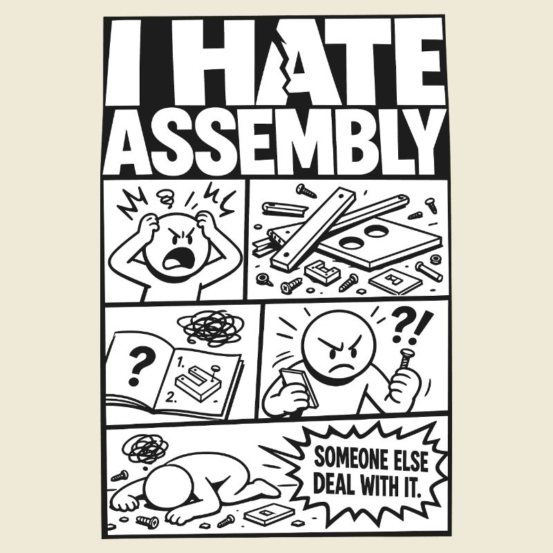 Je déteste les instructions d’assemblage
