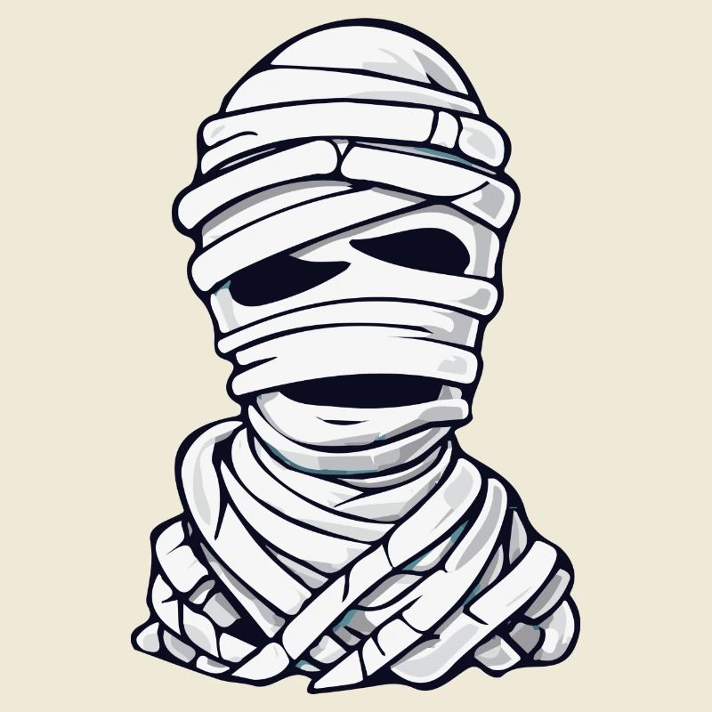 Classic Mummy Cartoon Pattern