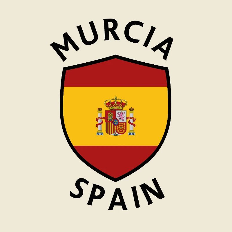 Bouclier de Murcie sous drapeau espagnol