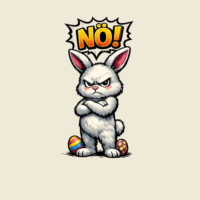 Lower Austrian Bunny Comic Easter Gift