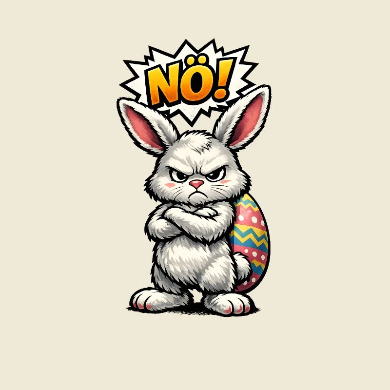 Nope Easter Bunny Easter