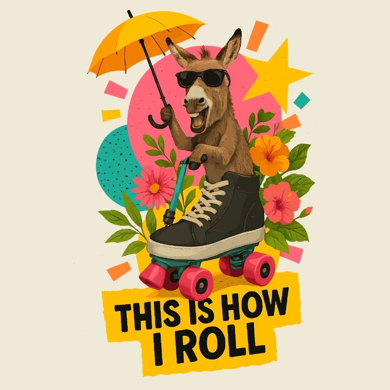Roll-Esel mit Stil