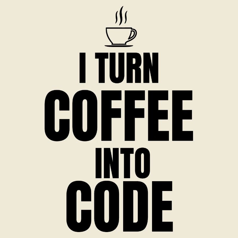 Je transforme le café en code