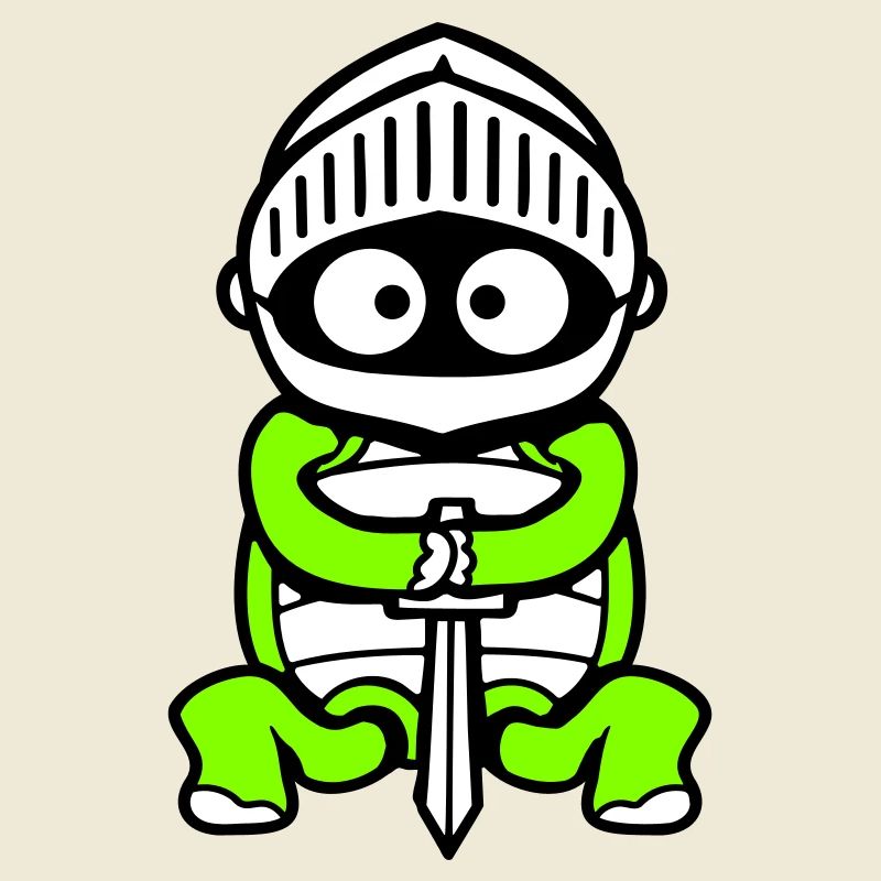 Turtle Knight Épée Fighter Armure Casque