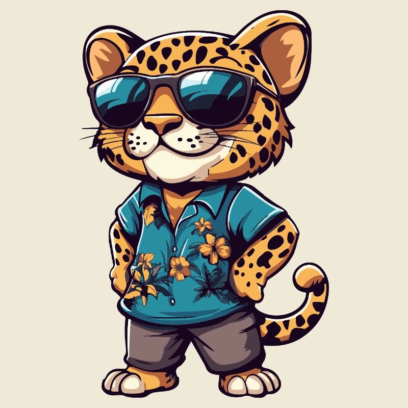 Leopard Comic Vacation