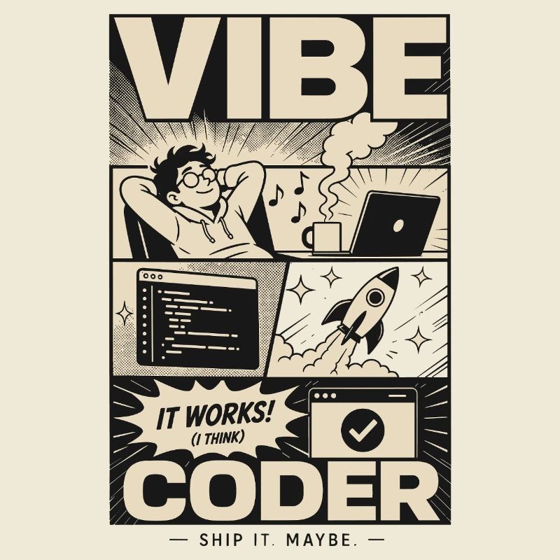 Vibe Coder Programmeur Humour