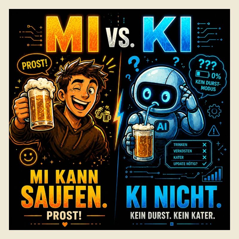 MI vs KI – Prost statt Prompt